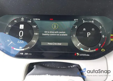 2023 Land Rover Range Rover P530 Se из США, поврежденный, VIN SALKP9E71PA031320